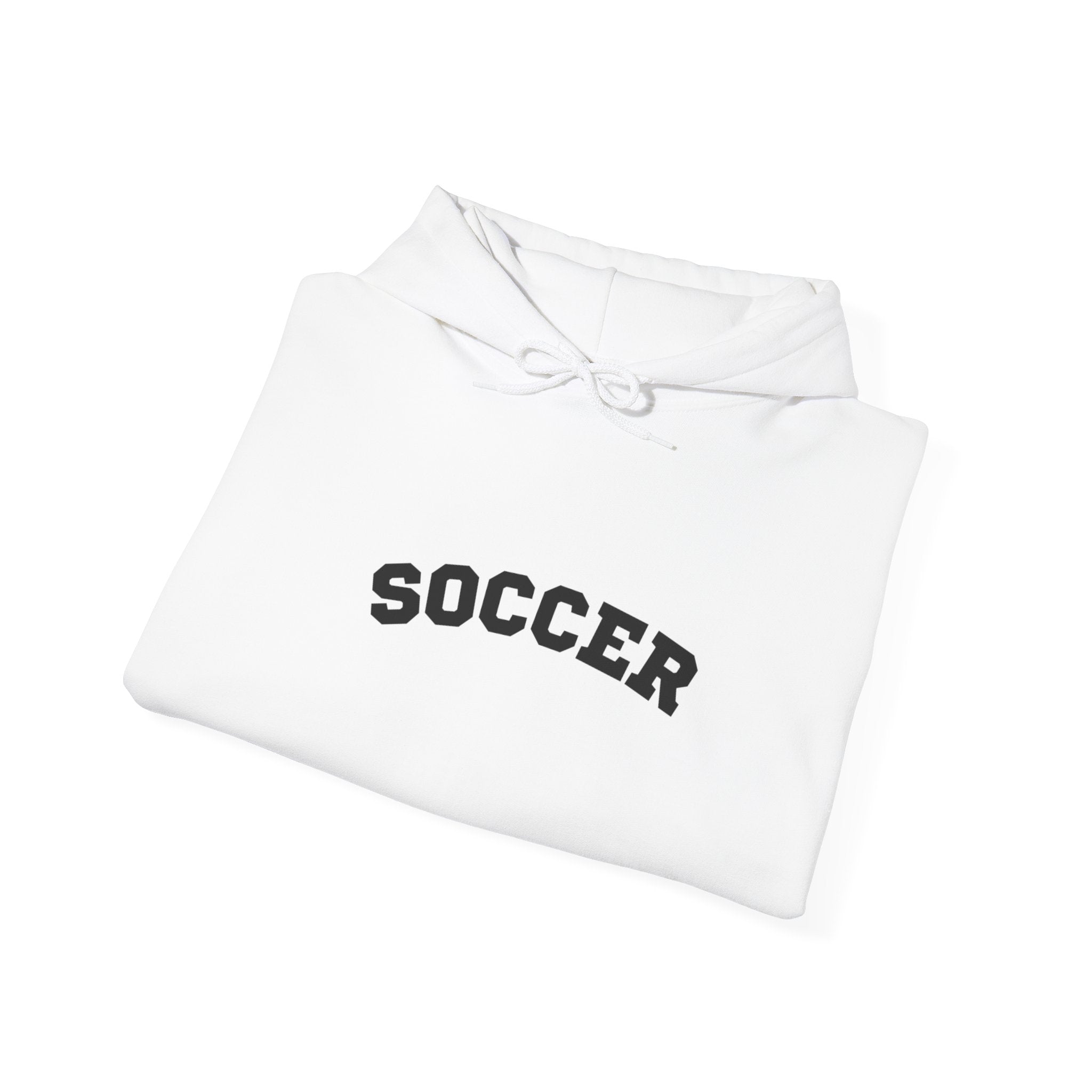 Adult Unisex Hoodie - "Soccer" -Choose Your Color-Cozy Sweatshirt for Fans or Parents, Unisex Sports Apparel, Perfect Gift for Game Day, Casual Wear for Athletes