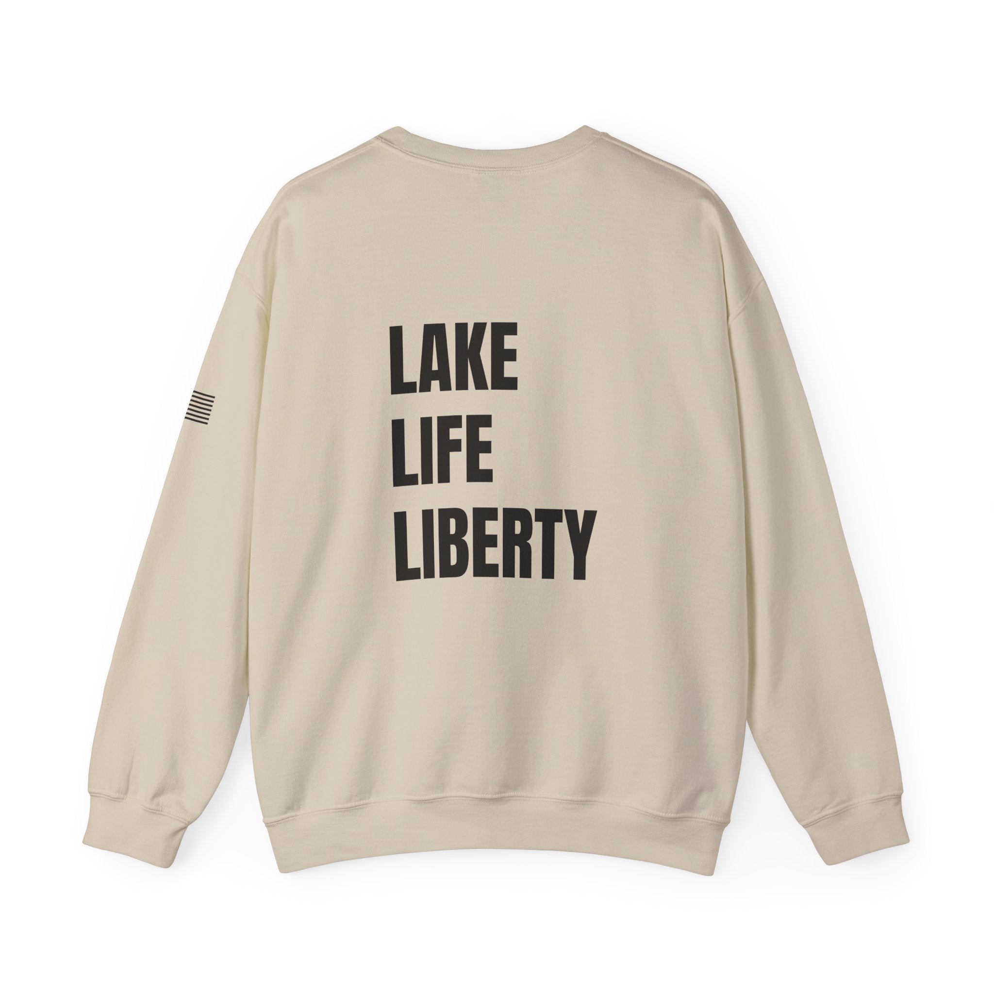 Lake Life Liberty, 'Merica Crewneck Sweatshirt